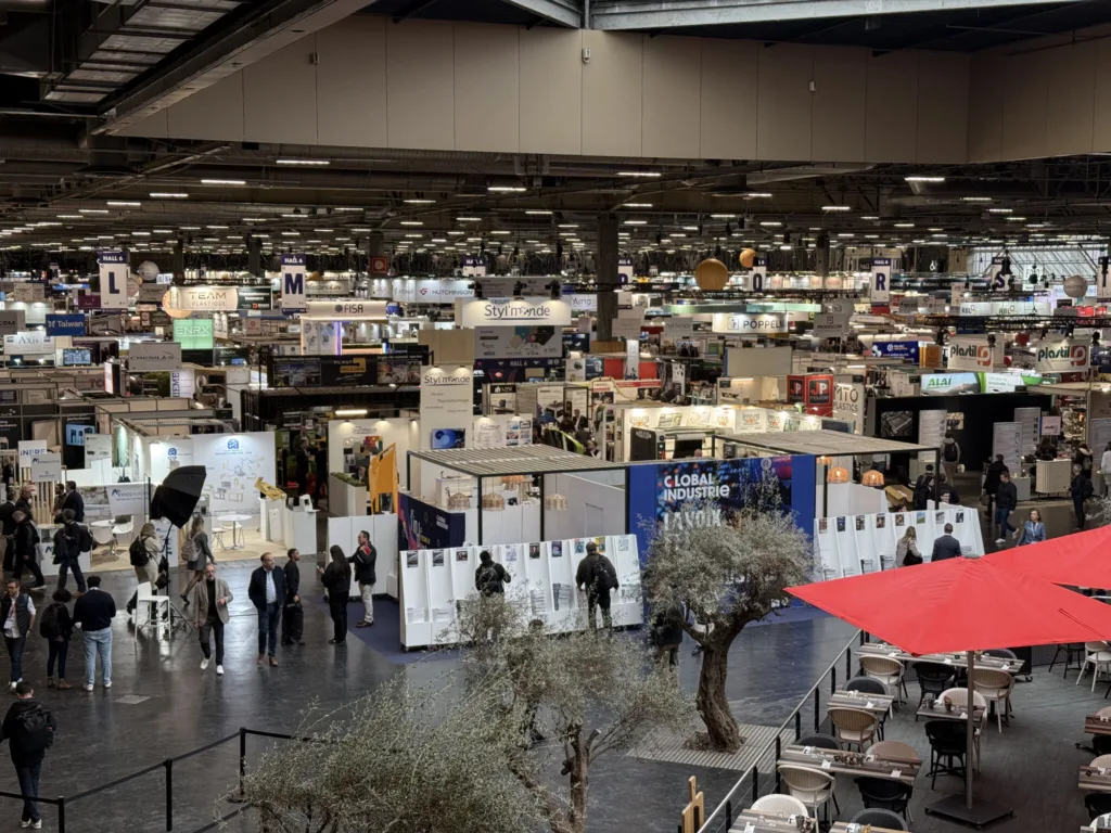 Graffiti présent au salon Global Industrie